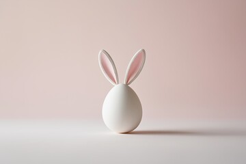 Obraz premium bunny ears sticking out of an egg