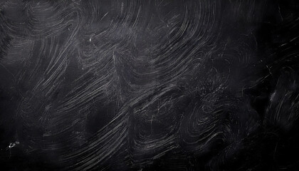 Fototapeta premium Black slate - chalkboard background with marbled texture. Black background with white abstract patterns