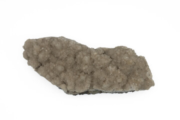 Quarz crystal isolated on white background