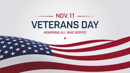 Image depicts recognition of Veterans Day on November eleventh