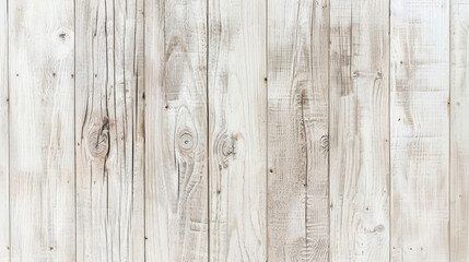 Naklejka premium close up view of weathered white wooden planks, showcasing natural textures and patterns, perfect for backgrounds or rustic themes