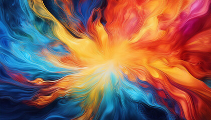 Vibrant Abstract Background with Bright Colors and Dynamic Patterns