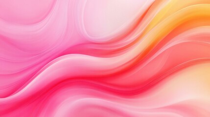 A vibrant pastel sunrise design showcasing flowing watercolor hues in pink, red, and magenta with a trendy neon touch.