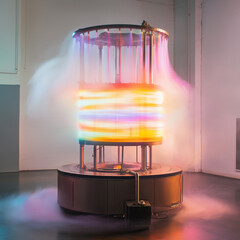 Colorful Lights and Advanced Technology Design