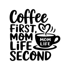 Caffeine Queen Coffee Lover Mom T-shirt Graphcis Png For Mothers day