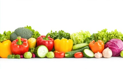 Bright and vibrant, this mix of fresh organic veggies showcases healthy eating at its best. A feast for the eyes and the body