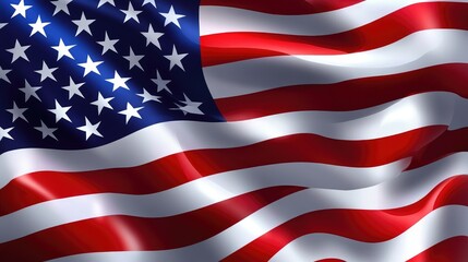 Obraz premium A banner for Presidents' Day showcasing the American flag and an open frame for personalized messages or images, elegantly commemorating the occasion.