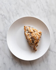scone on a plate