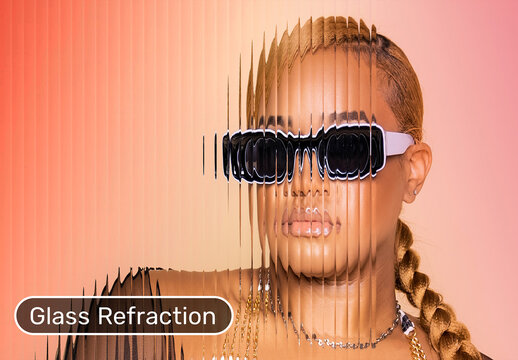 Glass Refraction Effect