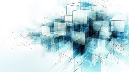 Obraz premium abstract blue background