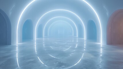 Obraz premium abstract blue background