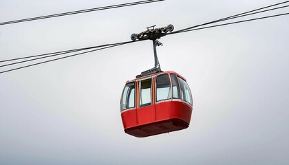 cable car in the mountains