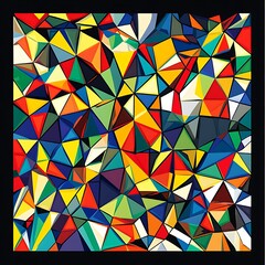 Fototapeta premium Abstract Geometric Pattern Design