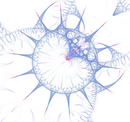 Abstract fractal illustration for creative design