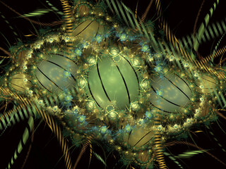 Fractal julian pearl jewelry background