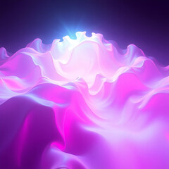 pink clouds on cream texture