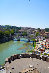 Fototapeta na wymiar Rome Italy Skyline
