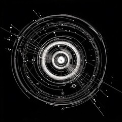 Abstract circular graphic design (2)