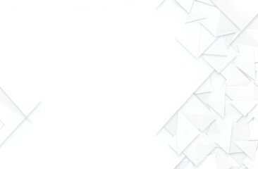 white abstract background with texture and triangles