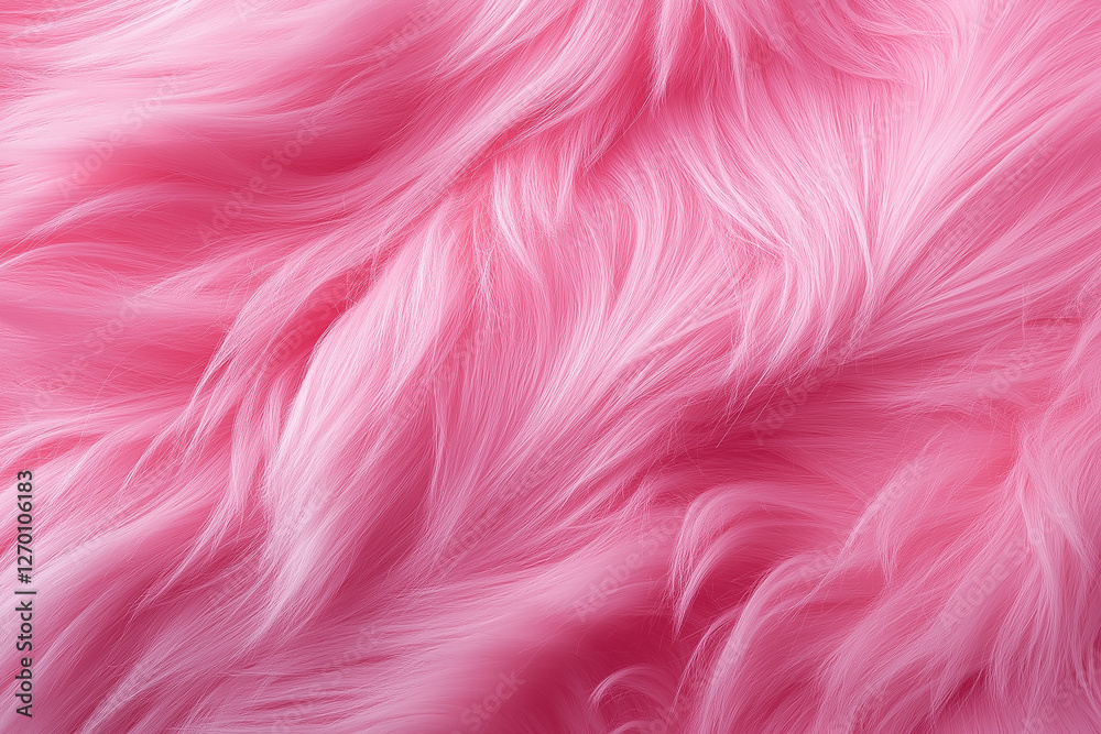 Leinwandbilder pink fur background creating soft and textured visual effect