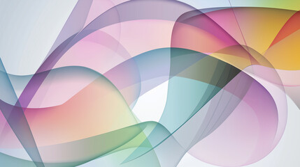 Obraz premium Pastel colors flowing abstract background design