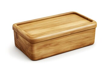 Classic Wooden Breadbox with Sliding Lid