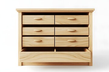 Wooden Drawer Unit with Small Drawers