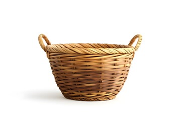 Fototapeta premium Wooden Fruit Basket with Handles