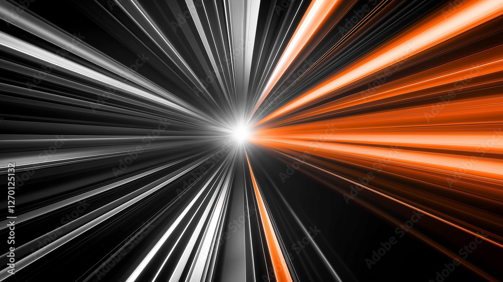 Aufkleber abstract radial zoom background conveying speed and motion