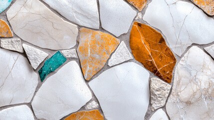 Seamless Terrazzo Pattern  Stone Mosaic Texture for Interior Design