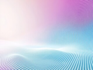 Obraz premium Abstract Pink and Blue Dotted Wave Background