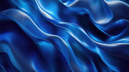 Obraz premium Dynamic Ocean Wave Abstract with Flowing Blue Water Textures for Premium Background Design