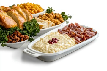 Creamy Grits with Crispy Bacon and Sides