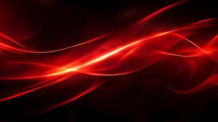 Naklejka premium Red energy waves abstract background