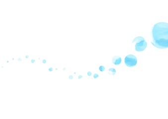 ビジネス背景　水彩　青ドット