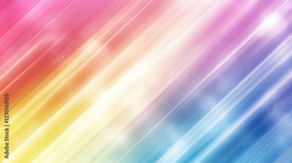 Poster abstract colorful gradient background with diagonal lines and soft light