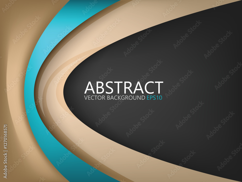 Poster vector background with spaces for text design