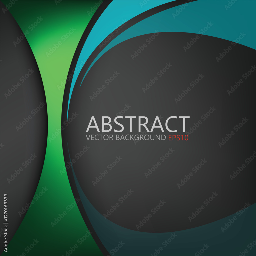 Poster vector background with spaces for text design