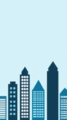 Cityscape skyline, buildings, urban, illustration, background, modern, design, architecture, poster