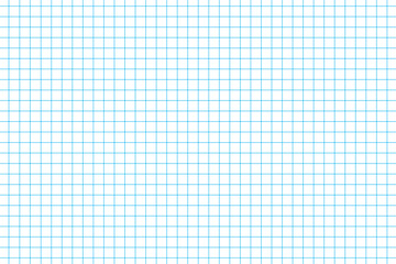 Squared notebook seamless pattern. Grey grid texture. School notebook for mathematics. Grid paper sheet. Vector illustration on white background.