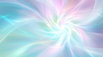 Obraz premium Elegant Abstract Swirl of Pastel Colors Creating a Dreamy Background