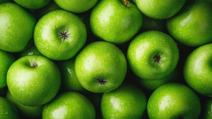 fresh green apples