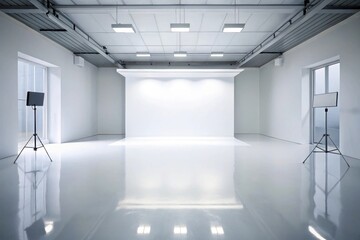 Spacious, Bright, and Minimalist Studio Space Ideal for Photography or Filmmaking Projects
