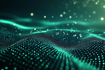 Futuristic digital background perfect for tech processes and neural networks