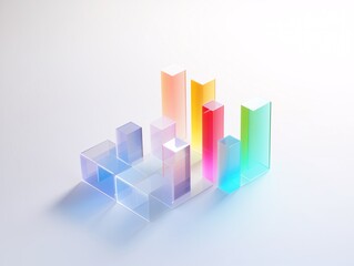 Colored cylindrical glass