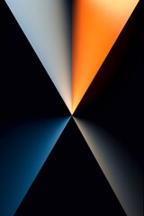 Radiating shape, colorful light background