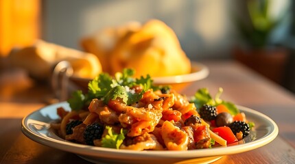 Delicious Pasta Dish with Berries