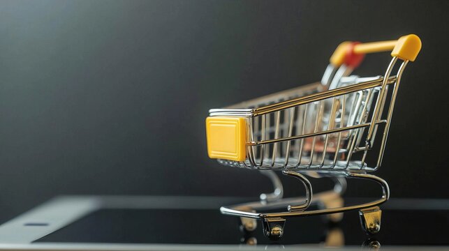 Futuristic online shopping technology with digital payment transaction from mobile phone featuring secure cashless e-commerce, virtual banking interface, and contactless payment innovation in a high-t