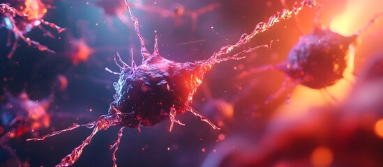 Neural Cells in Motion, Abstract Biomedical Background