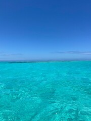 Fototapeta premium clear blue water